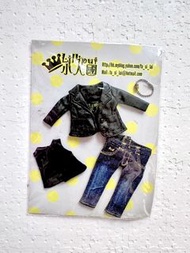 清貨價 Lati yellow 8分娃娃 1/8 人偶 球型關節人形 Ball Jointed Doll BJD 公仔 人形娃娃 娃衣一套 牛仔褲 皮褸