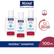 Nizoral® 2% Ketoconazole Anti-dandruff Shampoo 100ml x3 |Seborrheic Dermatitis Pityriasis Versicolor