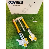 RAYA PROMOTION YAMAHA ENKEI USD FORK WITH BRACKET Y15ZR Y15 NVX NMAX ALL COLOUR PREMIUM QUALITY