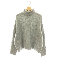 Ebure Alpaka call Sweater Knit alpaca gray Spangle Direct from Japan Secondhand