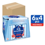 【mfoods】【F&N】Ice Mountain Sparkling Can Water - Grapefruit 325ml x 24 cans