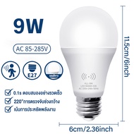 Keso 9W 12W Night Motion Sensor หลอดไฟ LED Motion Sensor เหมาะสำหรับทางเดิน บันได โรงรถ ทางเข้าประตู