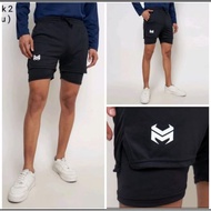 2-In-1 Men's Sports Shorts