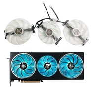 *Kankeirr New T12915BU 98MM 4PIN GPU Fan for PowerColor RX 7900GRE 7900XT 7900XTX HELHHOUND graphics