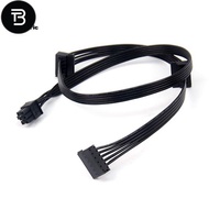 TRB 1Pcs GPU PCI Express 6Pin Male 1 to 3  SSD Power Supply Cable for  CX850M CX750M CX600M CX500M C