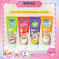 [6 PCS PACKAGE] Bfree Kids Sunscreen Lotion - Daily- Bed Time - Mild Gentle Lotion | Bfree