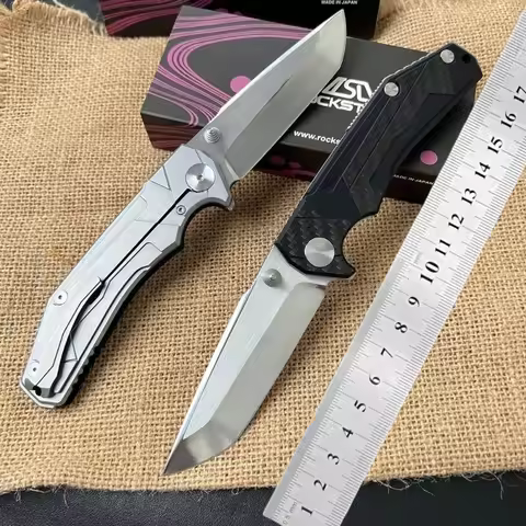 ZDP189 Steel Blade Folding Pocket Outdoor Camping Survival Knife Hunting Portable Fruit EDC Tools Kn