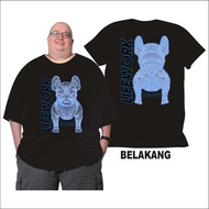 KATUN Akd 150 Kg LW Turkis Fat T-shirts Jumbo Distro T-shirts for Women and Men Akd Size 2XL, 3XL, 4