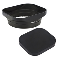 HAOGE Metal Bayonet Square Lens Hood For Sony FE 40Mm F2.5 G FE 50Mm F2.5 G FE 24Mm F2.8 G Lens Shad