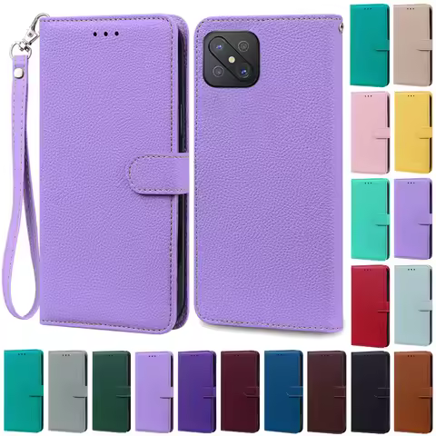 For OPPO Reno4 Z 5G Case Reno4Z Wallet Leather Flip Phone Case For OPPO Reno 4 Z 5G Cases Candy fund
