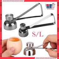 Stainless Steel Egg Cracker Shell Remover Egg Topper for Boiled Egg Kitchen Accessory
