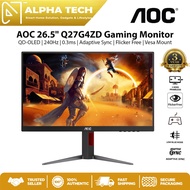 AOC 26.5" Gaming Monitor Q27G4ZD - QD-OLED |240Hz | 0.3ms | Adaptive Sync | Flicker Free | Vesa Moun