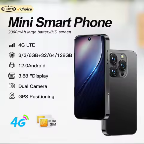 SERVO 19PRO Android Mini Smartphone 4G LTE Play Store 6GB RAM 128GB ROM WiFi OTG Dual SIM Standby 3.