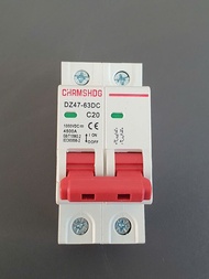 Át 1 chiều DC 16A 20A 25A 32A 63A LW 1000V Bộ ngắt mạch CB DC 1000V