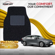 Comfort Premium BMW 5 Series F10 (2009-2017) Car Floor Mat and Carpet