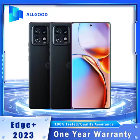 Original Motorola Edge+ 2023 XT2301 5G Mobile Phone NFC 8GB+512GB 165Hz OLED 6.67" 50MP+60MP Snapdra