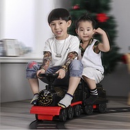 Electric Mini Train for Two People Children's Walker Toy3Year-old Track Car Parking Lot Boys' Four-W