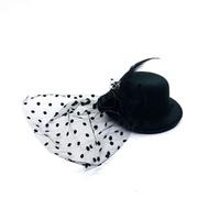 Jepit Topi Hiasan Fascinator Hat Wedding Headpiece Topi Jaring Fascinator Hat Topi Hiasan Aksesoris
