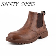 Men Safety Shoes Steel Toe Anti-puncture Lightweight Breathable Safety Boots ,Work Steel Toe Shoes S