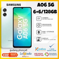 Hp SAMSUNG A06 5G NFC RAM 12+128 GB (pengganti A05s) dimensity 6300 kamera 50 mp garansi resmi samsu
