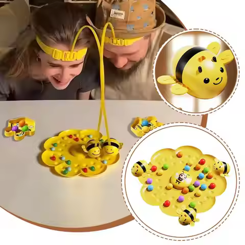 Multiplayer Little Bumblebee Fishing Board Game Head Mounted Fishing Board Family Game Interactive E