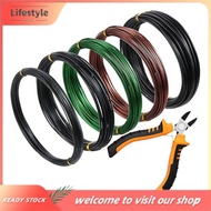 [Lifestyle] Cutter& Aluminum Bonsai Training Wire Set-5 Rolls, 160 Feet Total, Includes Adjustable A