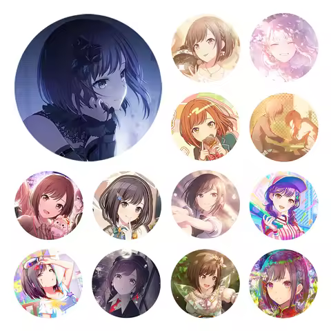 Project SEKAI Anime Shinonome Ena 25 Nightcord 50mm 25n Metal Badge Brooch Pins