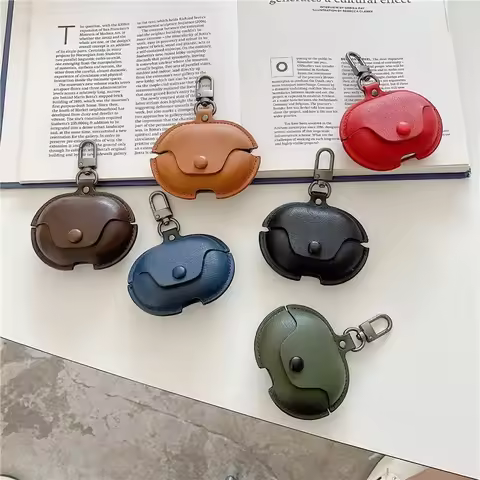 Luxury PU Leather Earphone Cases for Huawei Freebuds 4i 5i Pro 2 3 Business Protective Headset Cover