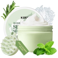 Biotin Scalp Scrub & Detox Exfoliator with Rosemary & Mint - Dandruff & Dry Scalp Treatment to Remov