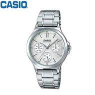 Casio Stainless Steel Multi-Hand Ladies Watch LTP-V300D-7A