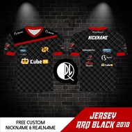 JERSEY KAOS BAJU GAMING RRQ RED BLACK 2018