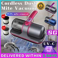 [✅SG Ready Stock] 8000PA Beat Cordless Dust Mite Vacuum Powerful Suction Bed Vacuum Sofa Vacuum Mite