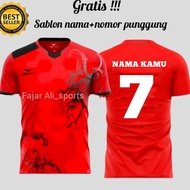 Sale Termurah !!! Free Nama+Nomor Baju Jersey Volly / Kaos Futsal