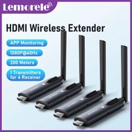 Lemorele R1030 Wireless HDMI Transmitter Receiver 1080P 60Hz 100M Long Range 2.4G 5G WiFi for TV Pro