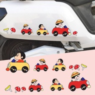 Electric Vehicle Motorcycle Body Cartoon Crayon Shin-Chan Cute Decorative Scratches Cover Body Stick