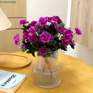 ROEMDEE Artificial Azalea Flowers Branches, Fake Flowers Simulation Plant Simulation Azalea Floral, 