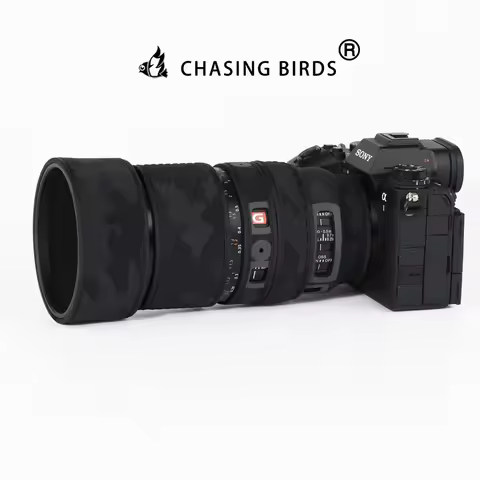 CHASING BIRDS Lens Camouflage Waterproof Coat for SONY FE 100mm F2.8 Macro GM OSS Rainproof Lens Pro
