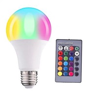 LED 7彩遙控燈E27大釘頭7W