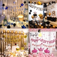 TripleGC. Birthday Decoration Ballon Happy Birthday Letter Balloons Party Decoration Set