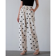 Myrubylicious IORI POLKA CULLOTE PANTS CODE 686N | COTTON NYLON TROUSERS | Bottoms Wanita
