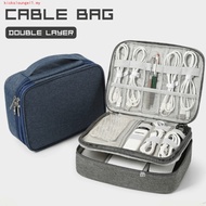 KICKSLOUNGEL Digital Storage Bag, Dust-proof Zipper Charger Storage Bag, Protective Prevent Scratche