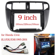 9 inch Car Fascia Radio Panel for Honda Civic (EJ/EK/EM) 1995-2001 Dash Kit Install Adapter Facia Co