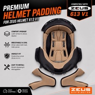 ZEUS 613 V1 CREAM/BLACK PADDING
