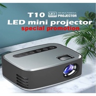 💖READY STOCK💖LED Mini Projector Support 1080P HDMI Compatible USB Audio Portable Home Media Video Player Home Theater