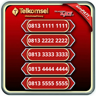 kartu telkomsel prabayar/nomor cantik telkomsel seri kembar/kartu telkomsel