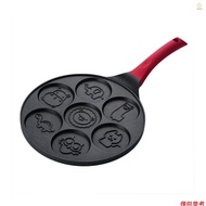 Pancake Maker Pan - Griddle Pancake Pan Molds for Kids Nonstick Pancake Griddle Pan with 7 Animal Sh