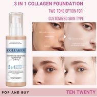 Ten Twenty 3in1 Collagen Whitening Moisture Foundation SPF 15 – Premium Collagen Cream Foundation
