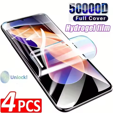 4Pcs Hydrogel Film For Realme GT3 GT5 240W 150W Realme GT7 Gt8 Pro China Soft Film Screen Protector 