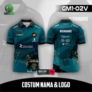 Baju Jersey Gaming Squad RRQ Esports Custom Full Print Digital Sublime