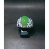 silver 999 cincin Batu geliga ular asli